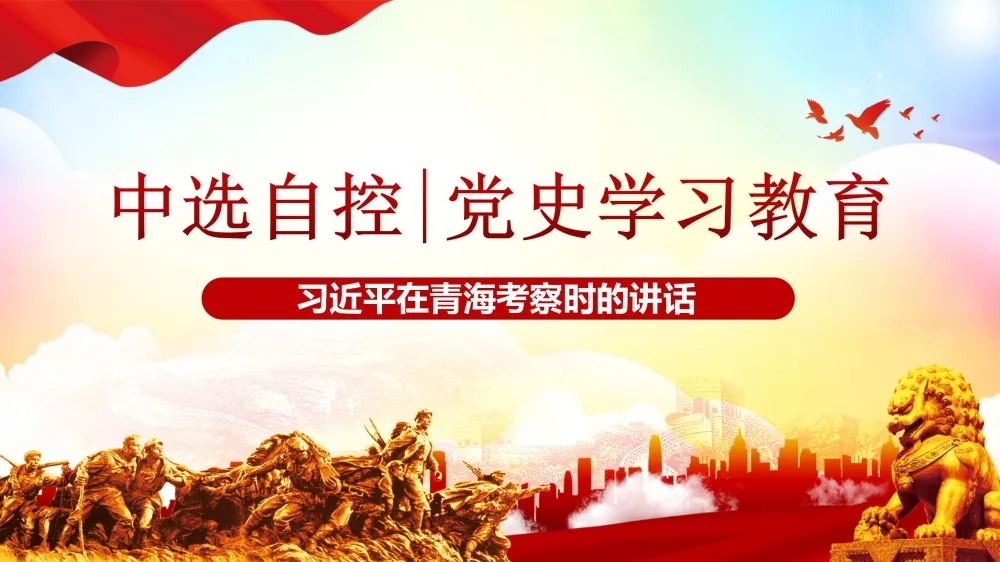 黨史學(xué)習(xí)教育 | 習(xí)近平在青?？疾鞎r(shí)的講話